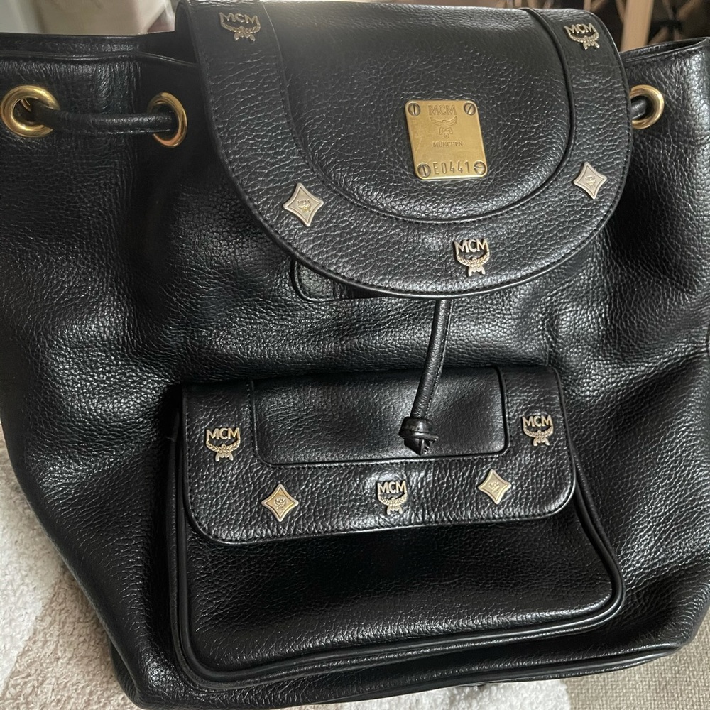 Vintage MCM mini backpack